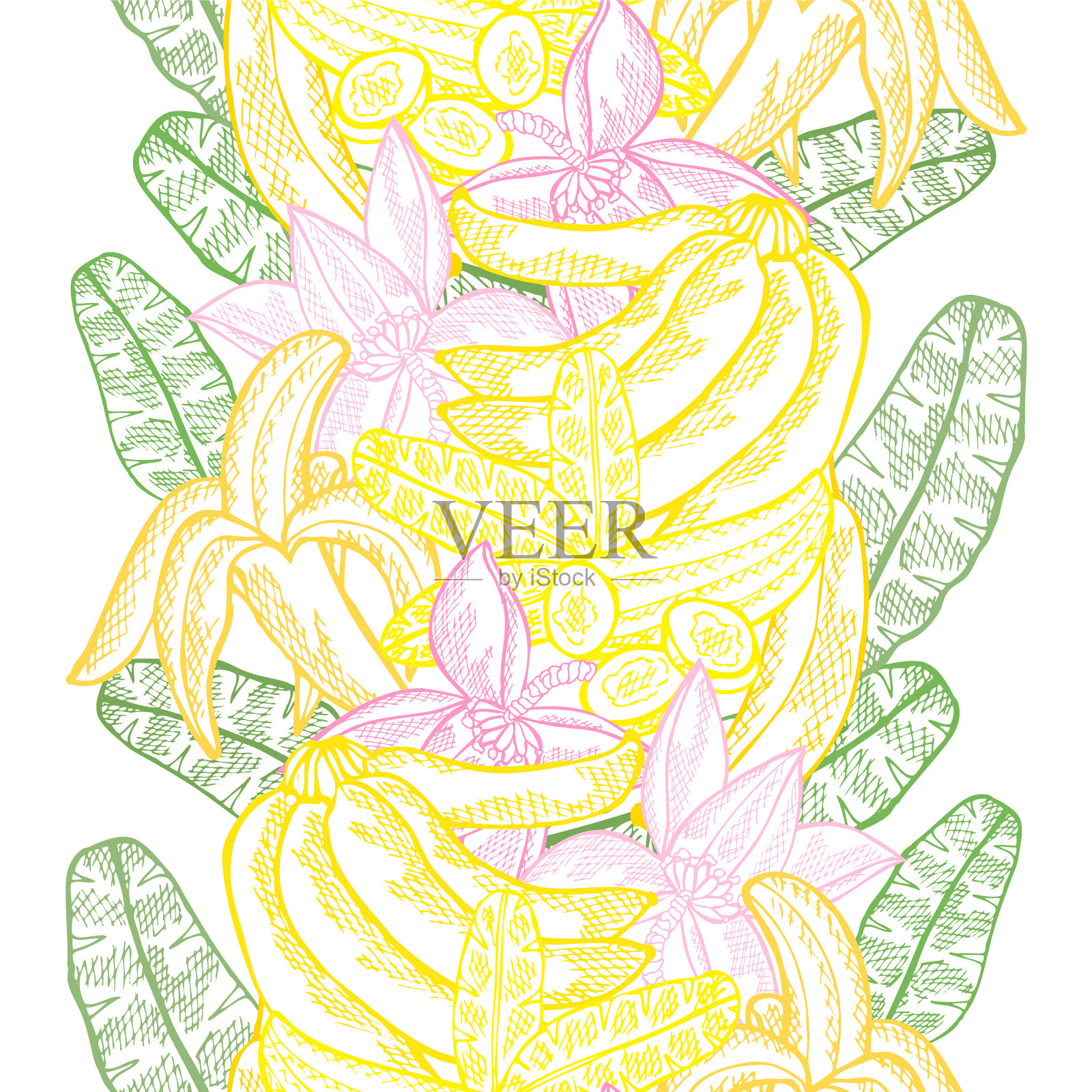 水果无缝模式插画图片素材