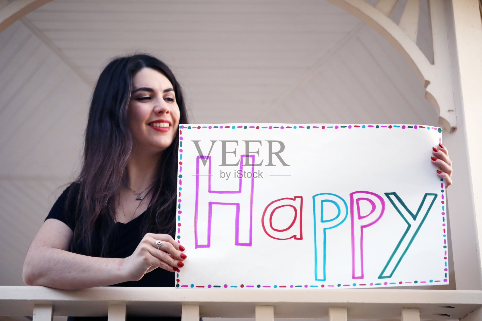 手牵手快乐照片摄影图片