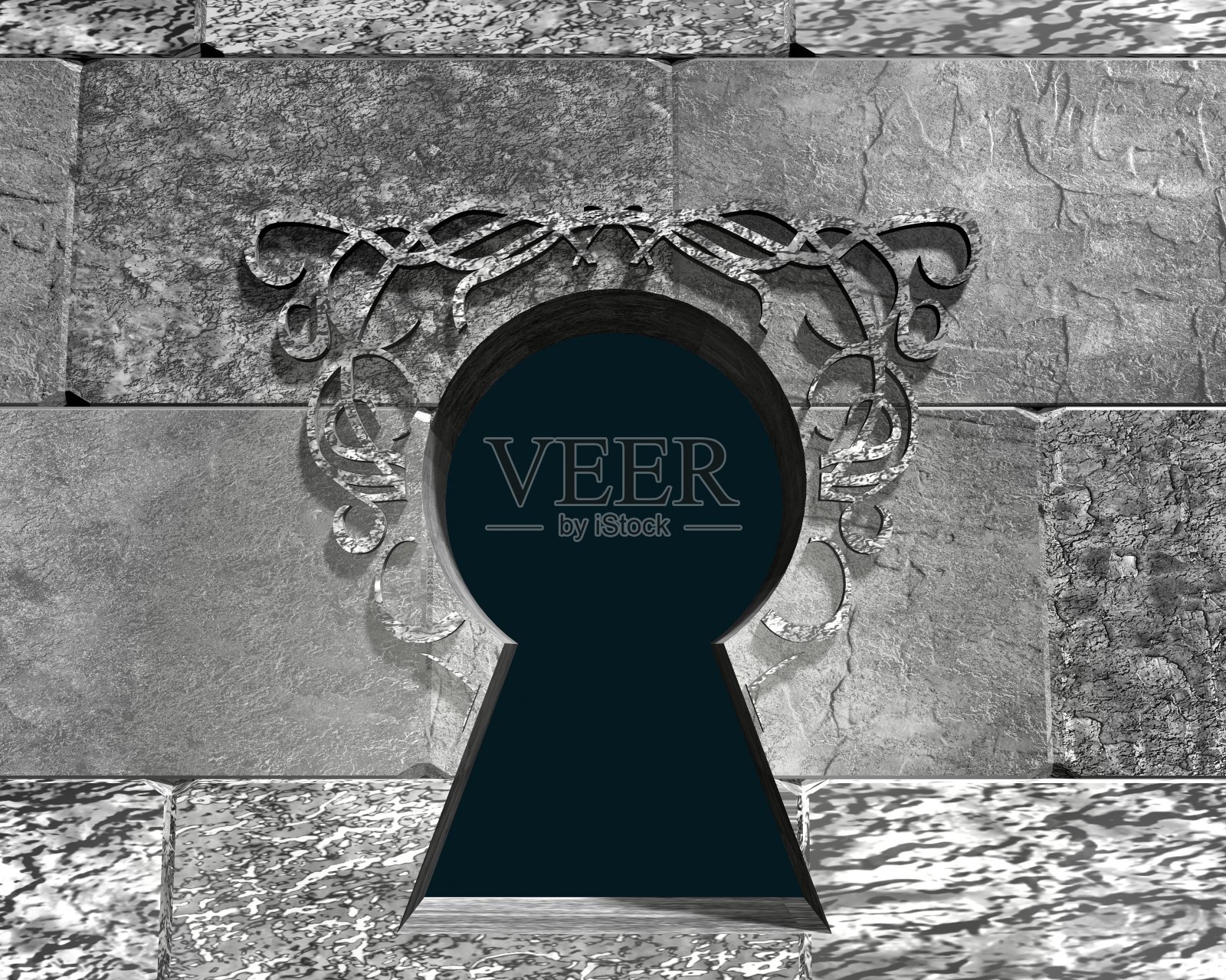 抽象的关键孔照片摄影图片