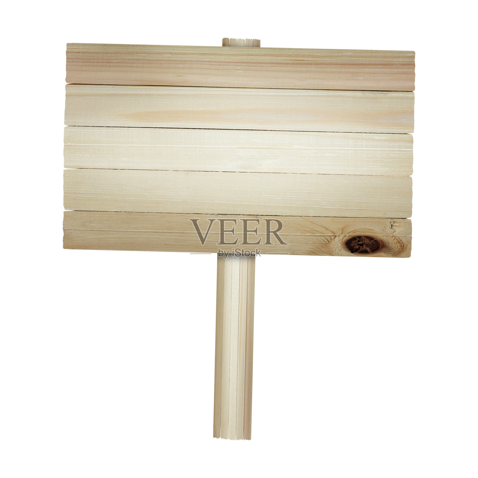木制标志孤立在白色背景与剪切路径。照片摄影图片