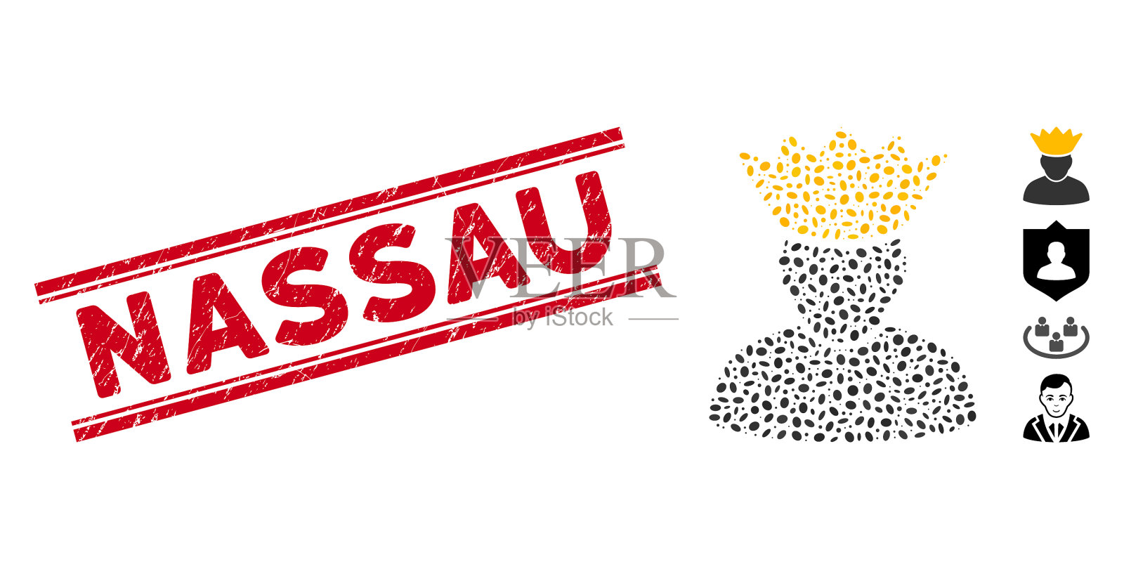 纹理拿骚线邮票和拼贴论坛插画图片素材