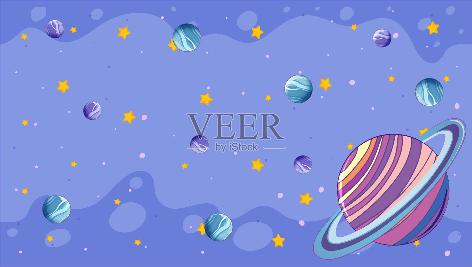 背景模板与明亮的星星在黑暗的天空插画图片素材