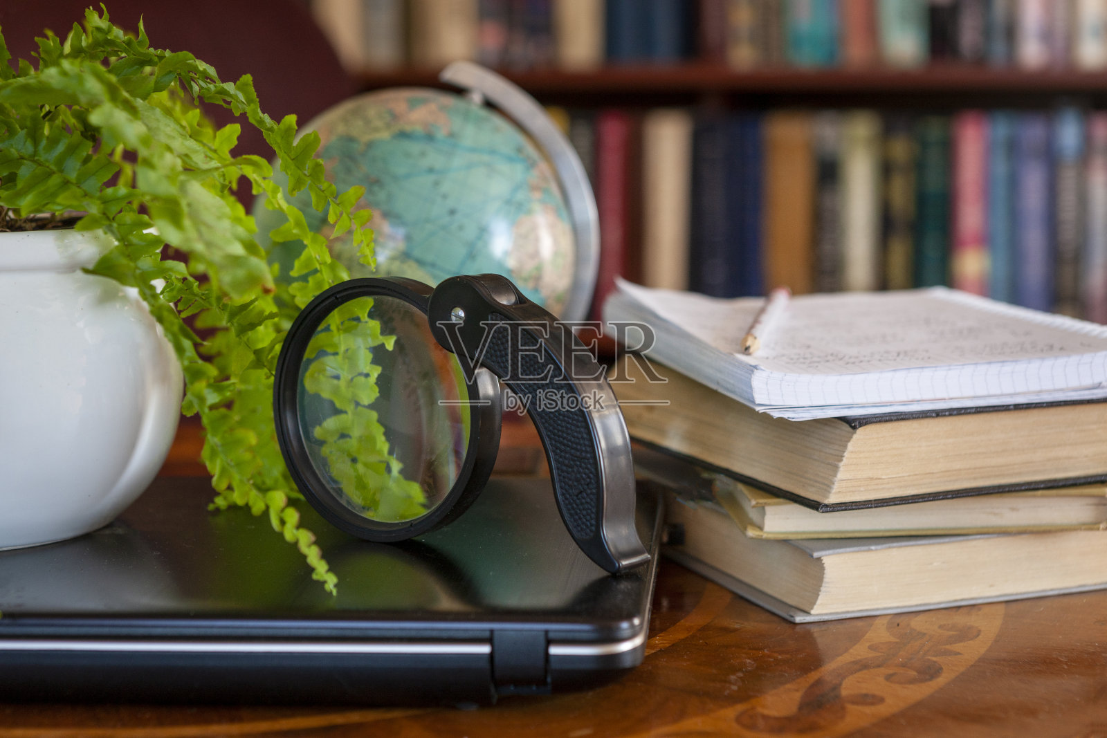 数字排毒信息，冠状病毒大流行期间的家庭教育，未来旅行计划，用书籍代替新闻和虚拟游戏照片摄影图片