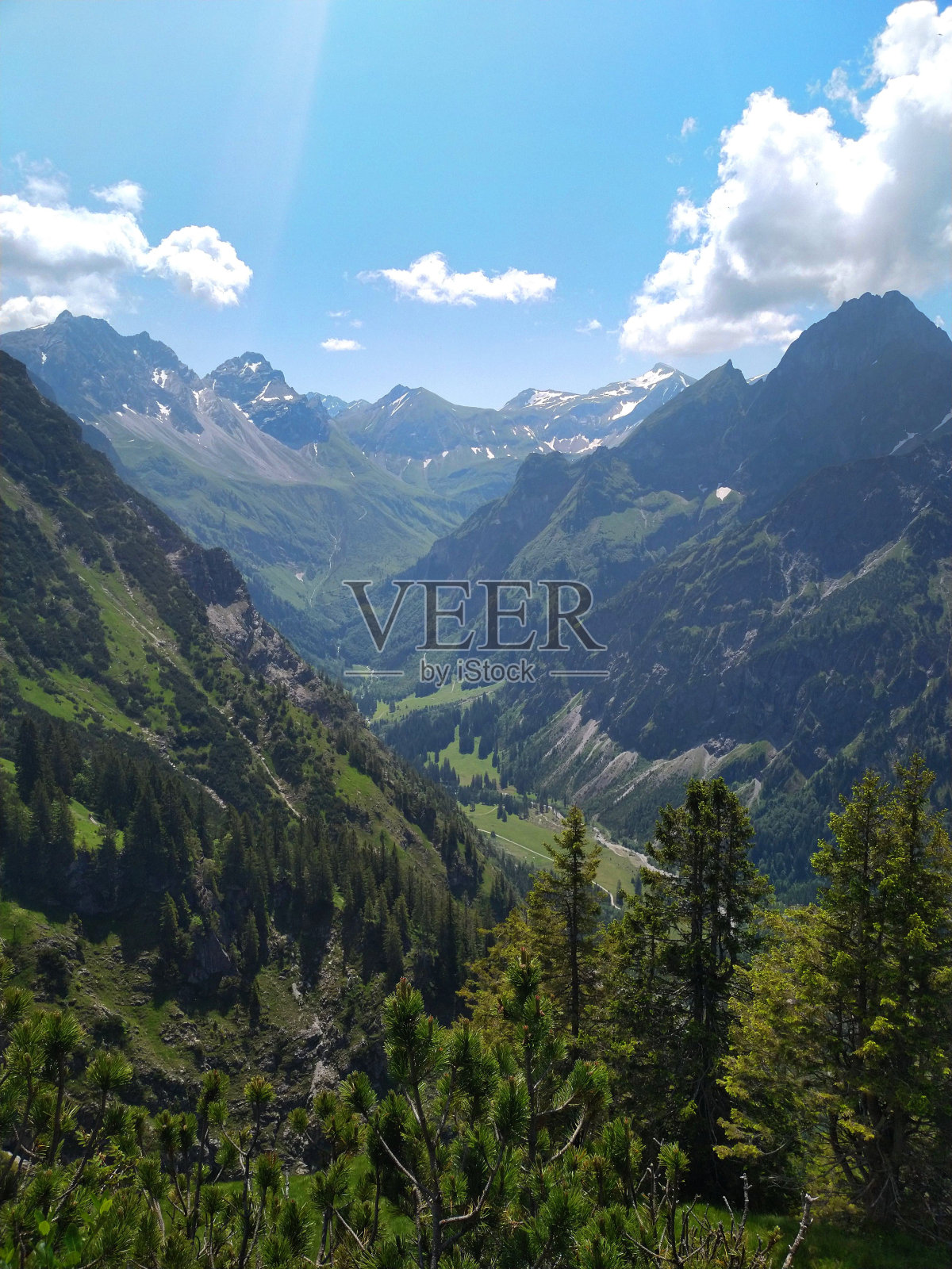 Oberstdorf附近的Oytal照片摄影图片