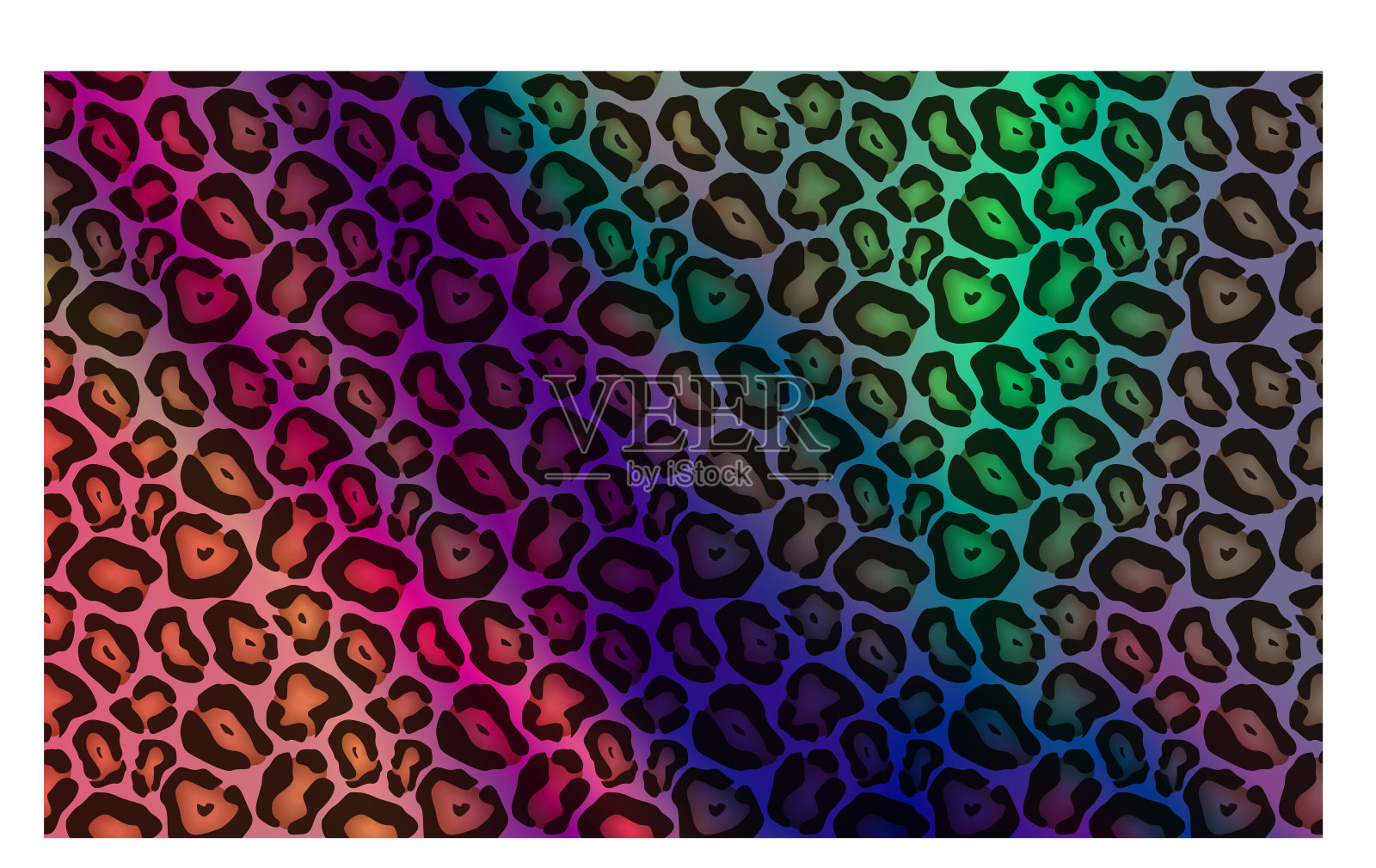 向量豹皮肤纹理背景。彩色动物皮肤，表面有纹理的织物制成的服装设计。织物天然整理材料插画图片素材