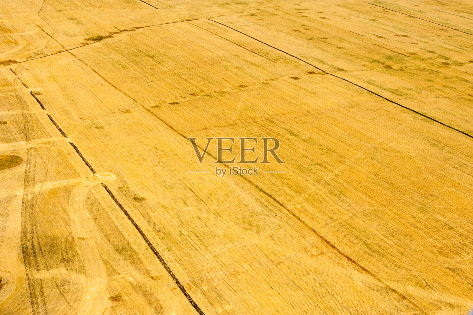 农田和草地。鸟瞰图。景观。照片摄影图片