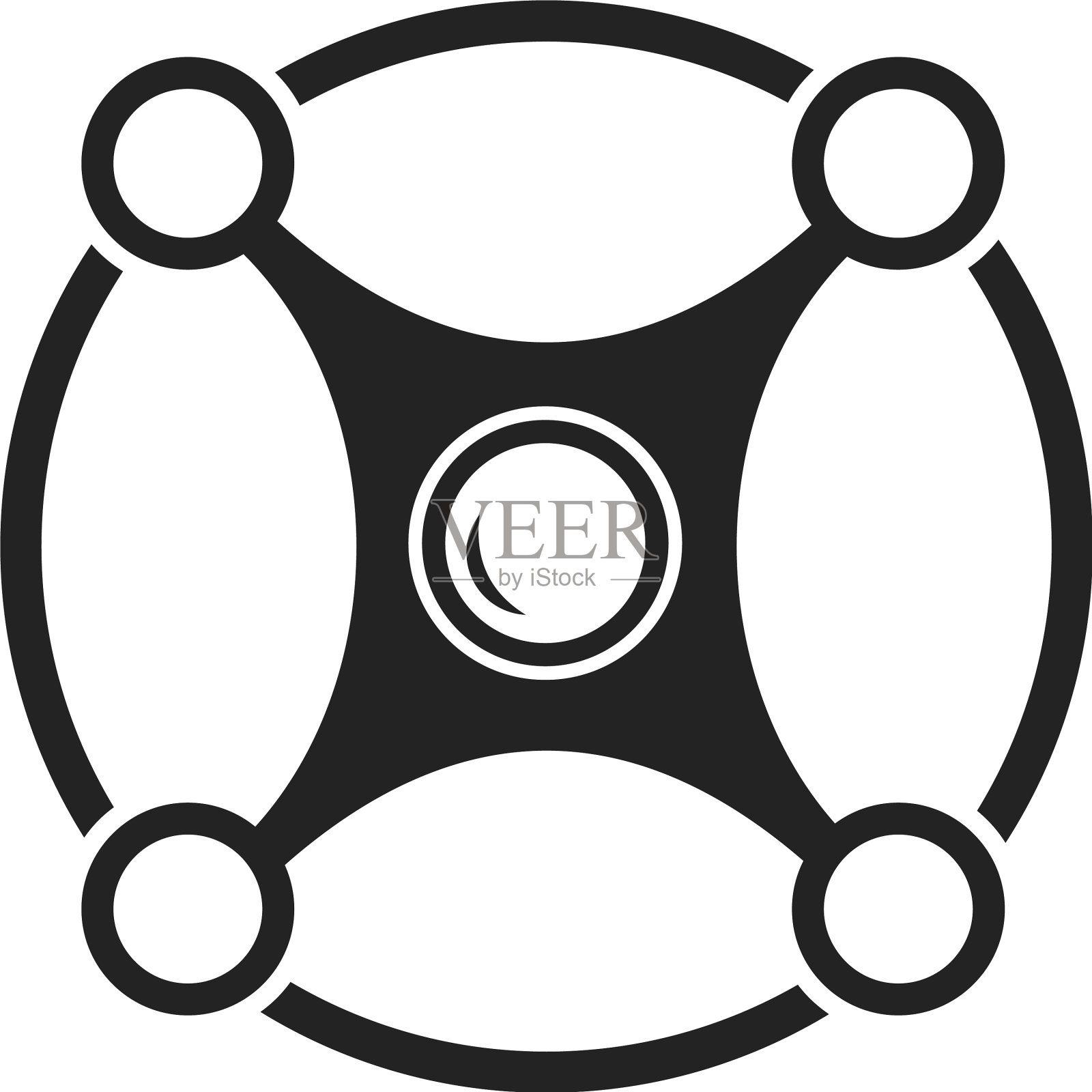 无人机标志设计图标模板现代设计图标素材