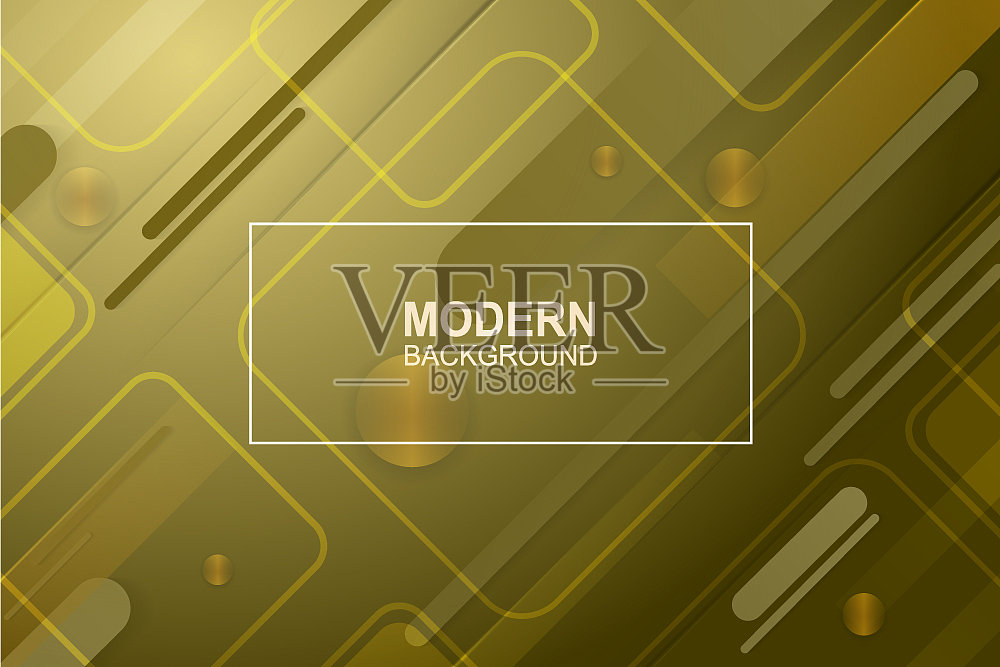 黄色底色有各种条纹插画图片素材