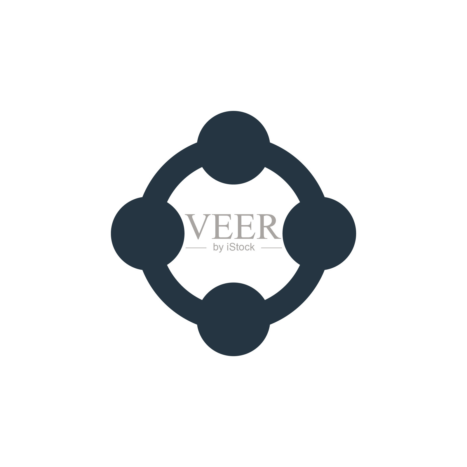 节点矢量图标。节点编辑中风。节点线性符号用于网络和移动应用程序，标志，印刷媒体。细线说明。矢量孤立轮廓绘制。图标素材