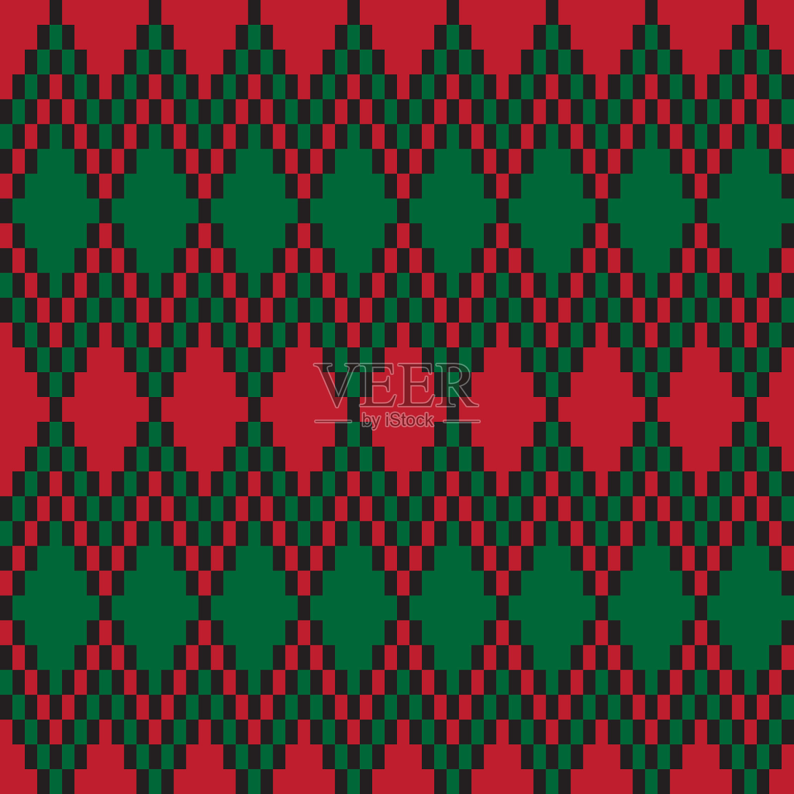 经典菱形无缝图案插画图片素材