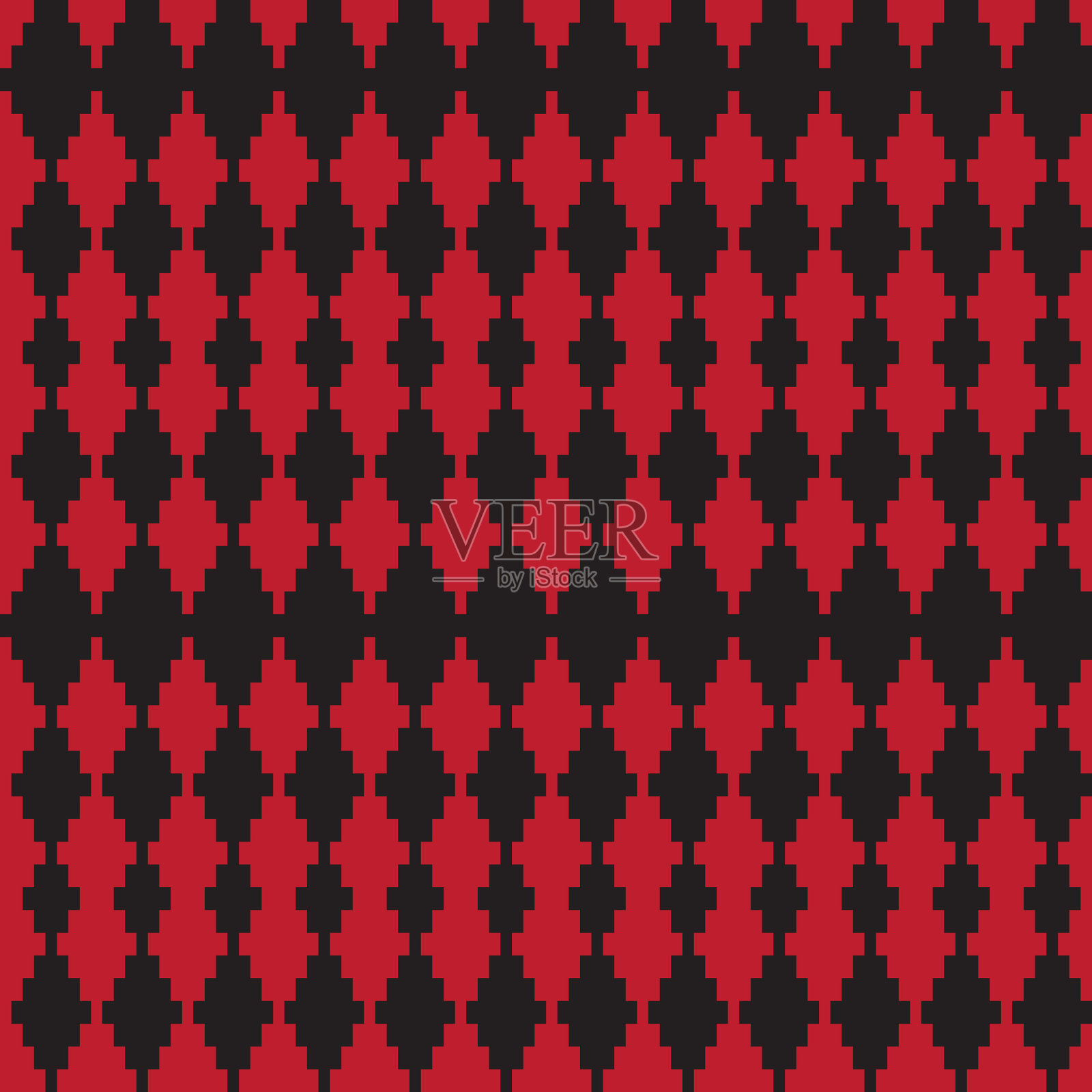 经典菱形无缝图案插画图片素材