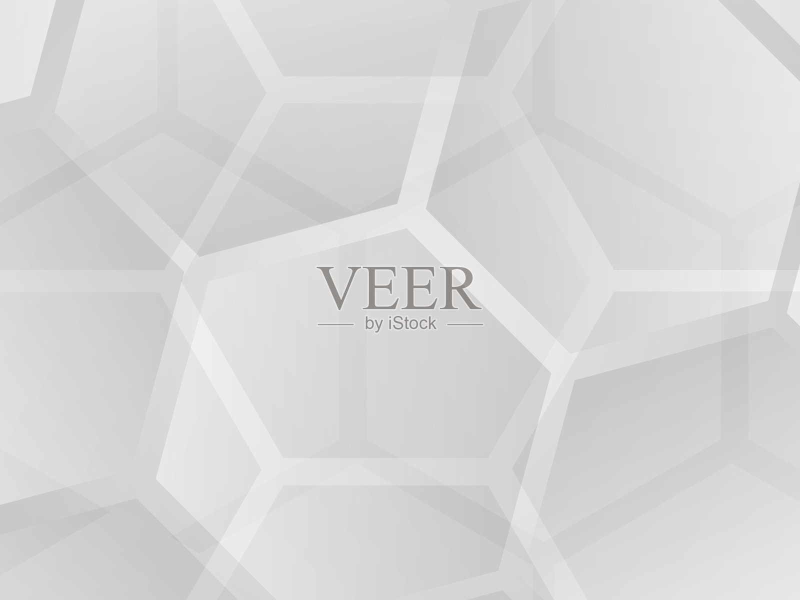 抽象几何白、灰多边形或低多边形矢量技术背景概念。插画图片素材