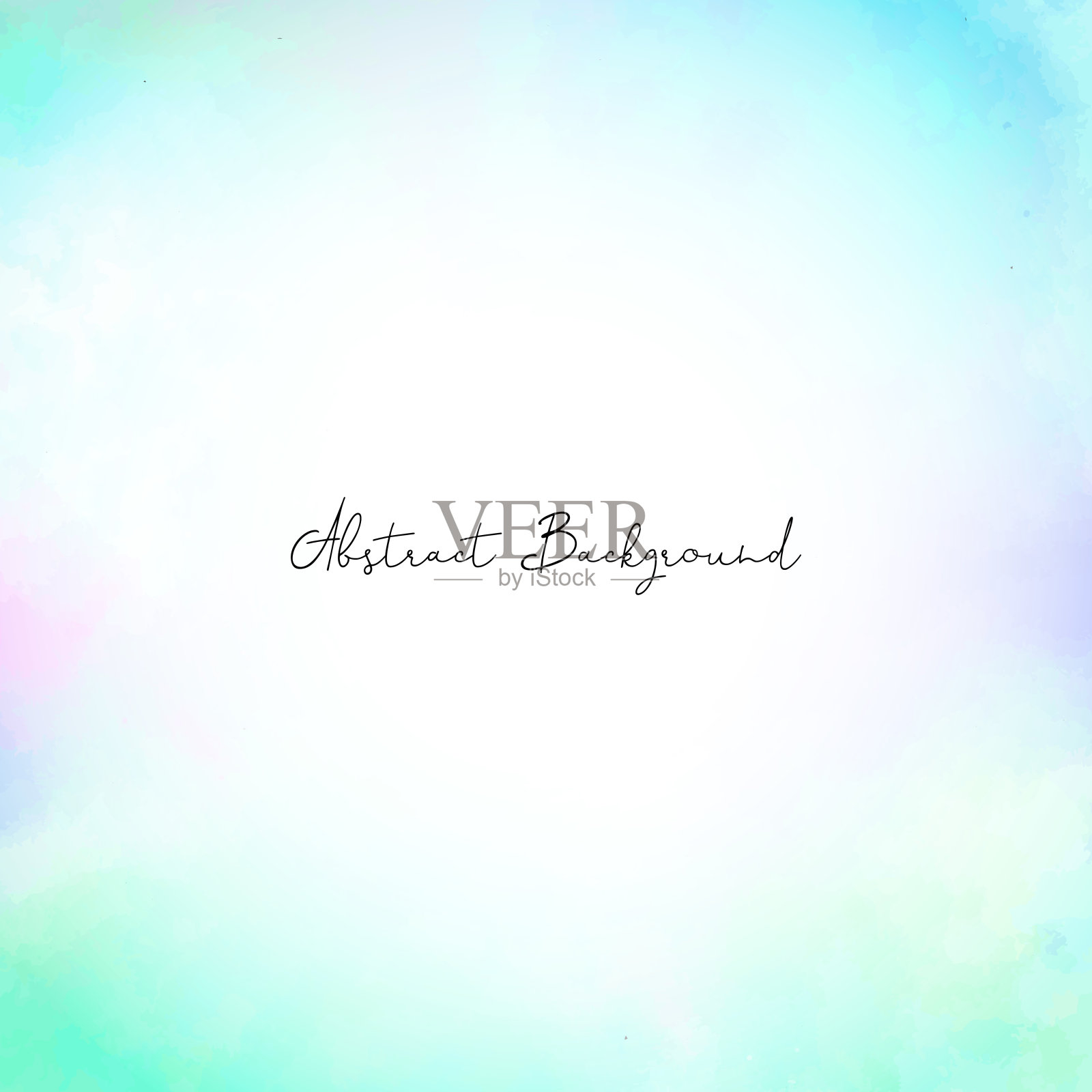 抽象彩色水彩纹理手绘平面设计矢量EPS10插图。插画图片素材