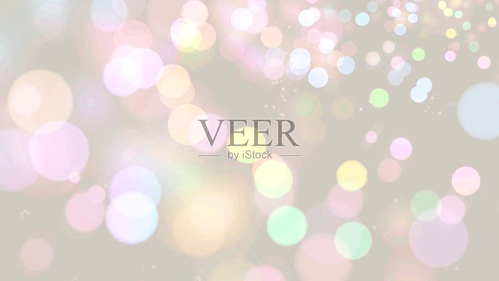 散景镜头光晕模糊灯光彩色蜡笔光晕照片摄影图片