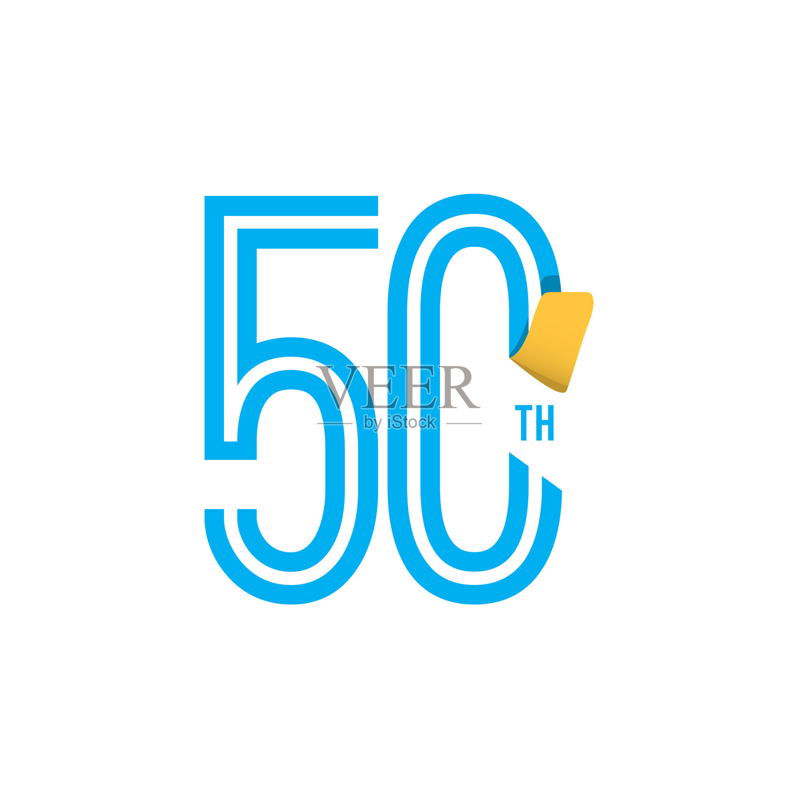 50周年庆典模板设计插画图片素材