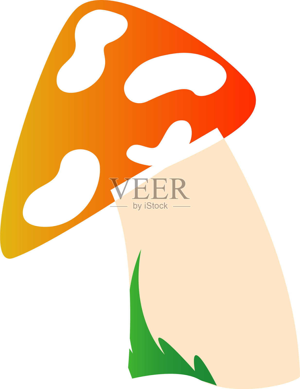 孤立的蘑菇图片插画图片素材