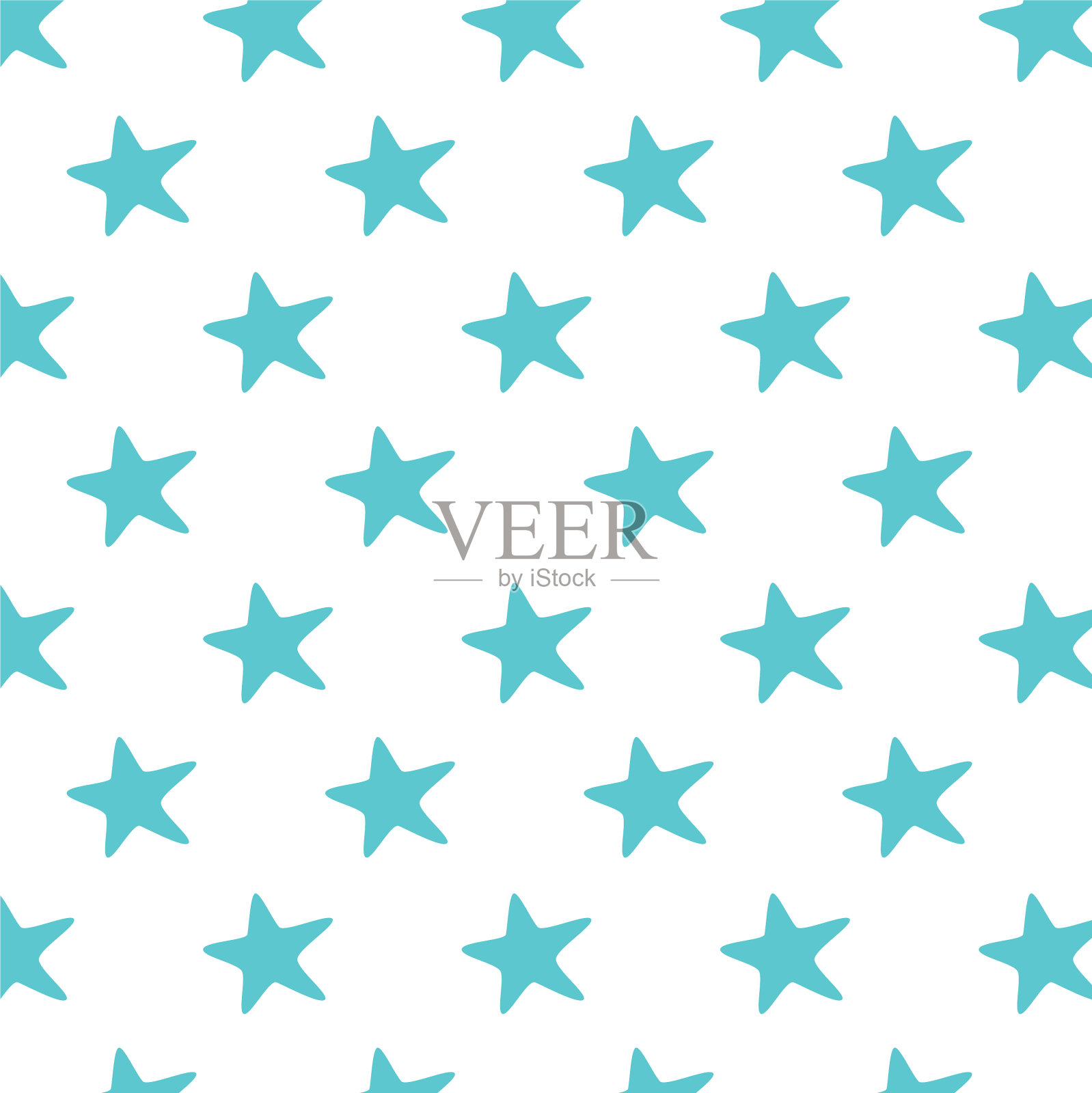 孤立的蓝星背景设计插画图片素材