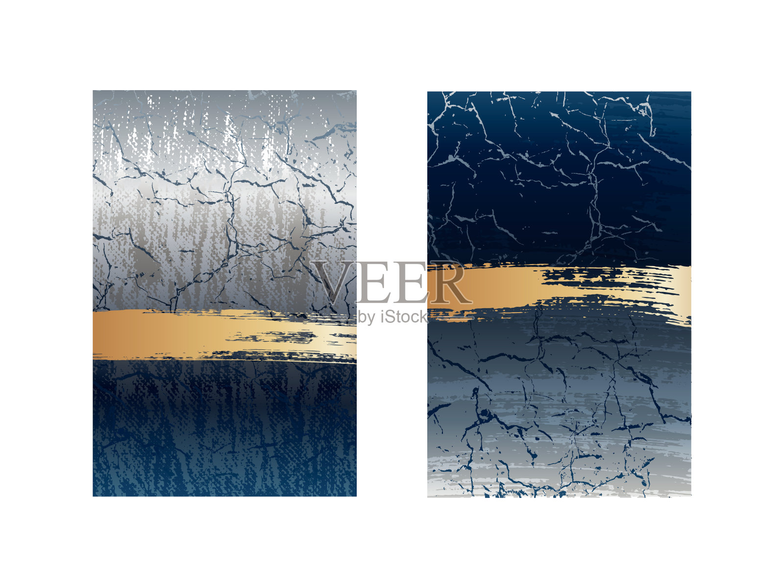 抽象背景与艺术丙烯颜料元素。大理石模板配油画装饰。颜色图案向量用笔刷金色描边装饰。向量插画图片素材