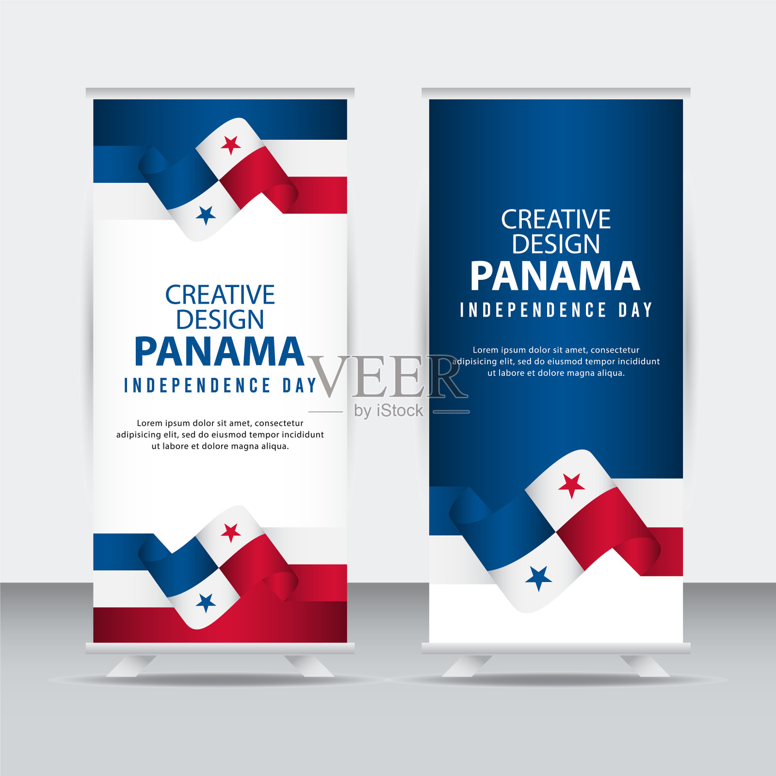巴拿马独立日海报创意设计插画图片素材