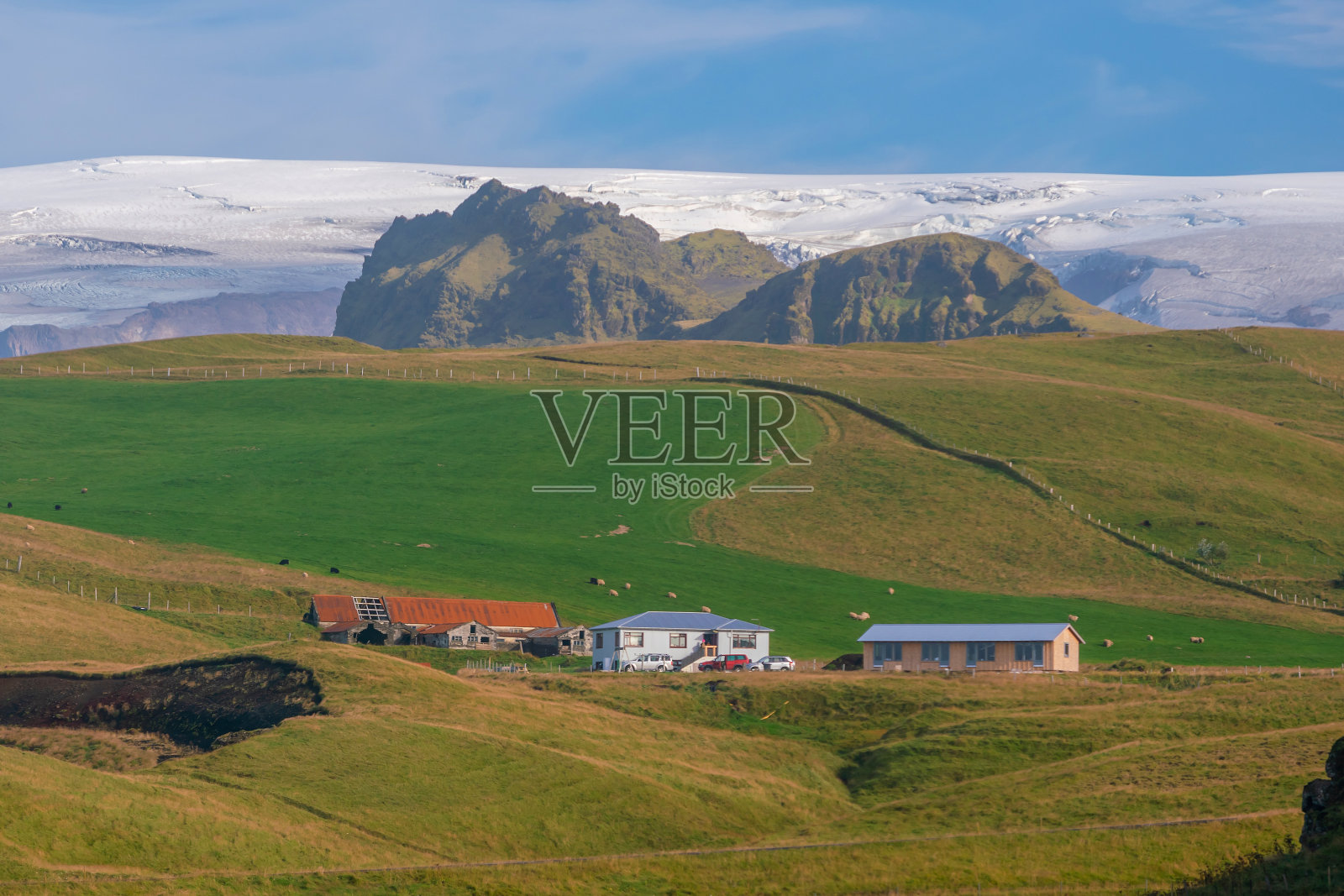 冰岛风景秀丽，冰岛自然风光旖旎。照片摄影图片