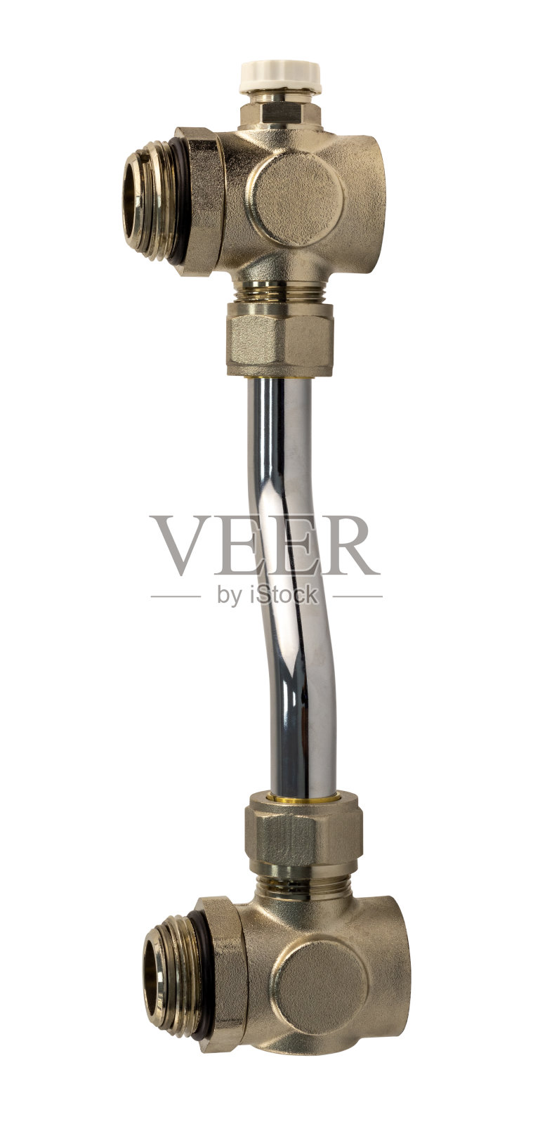 差动旁通阀适用于地暖歧管。照片摄影图片