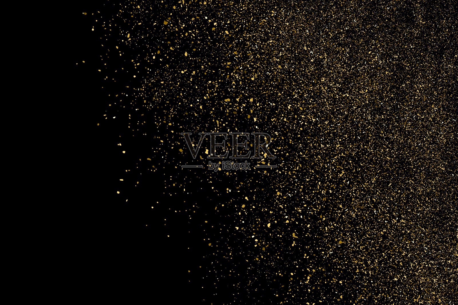 金色闪光纹理向量。插画图片素材