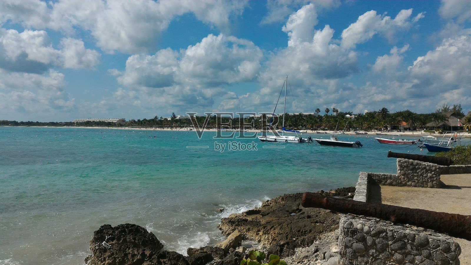 海滩上完美的一天照片摄影图片
