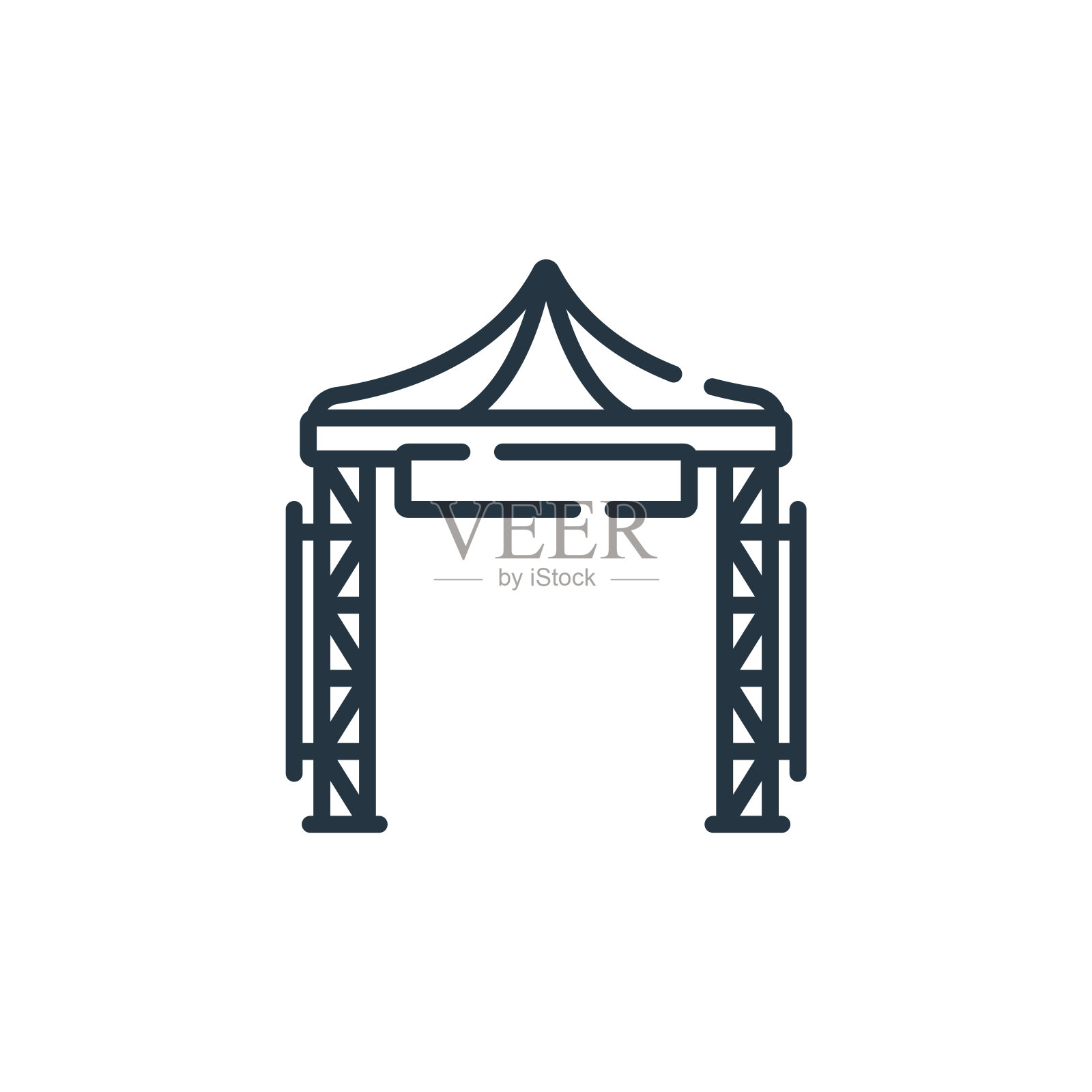 节日矢量图标。节可编辑的中风。节日线性符号用于网络和移动应用程序，标志，印刷媒体。细线说明。矢量孤立轮廓绘制。设计元素图片