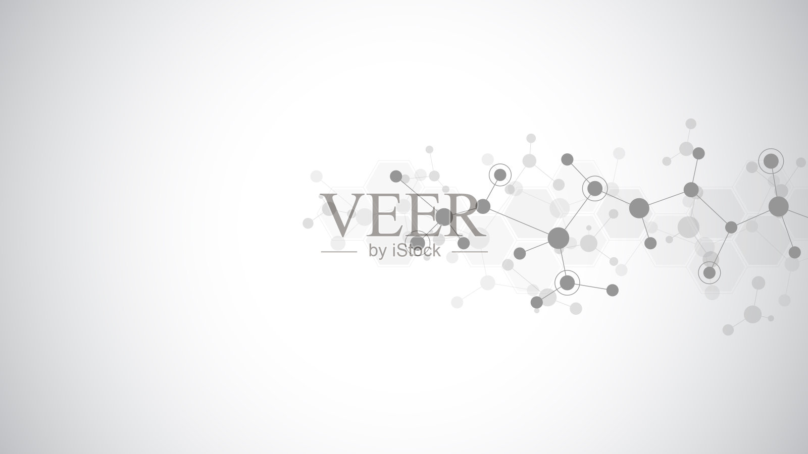 分子的抽象背景。分子结构或DNA链，基因工程，神经网络，创新技术，科学研究。技术、科学和医学概念。插画图片素材