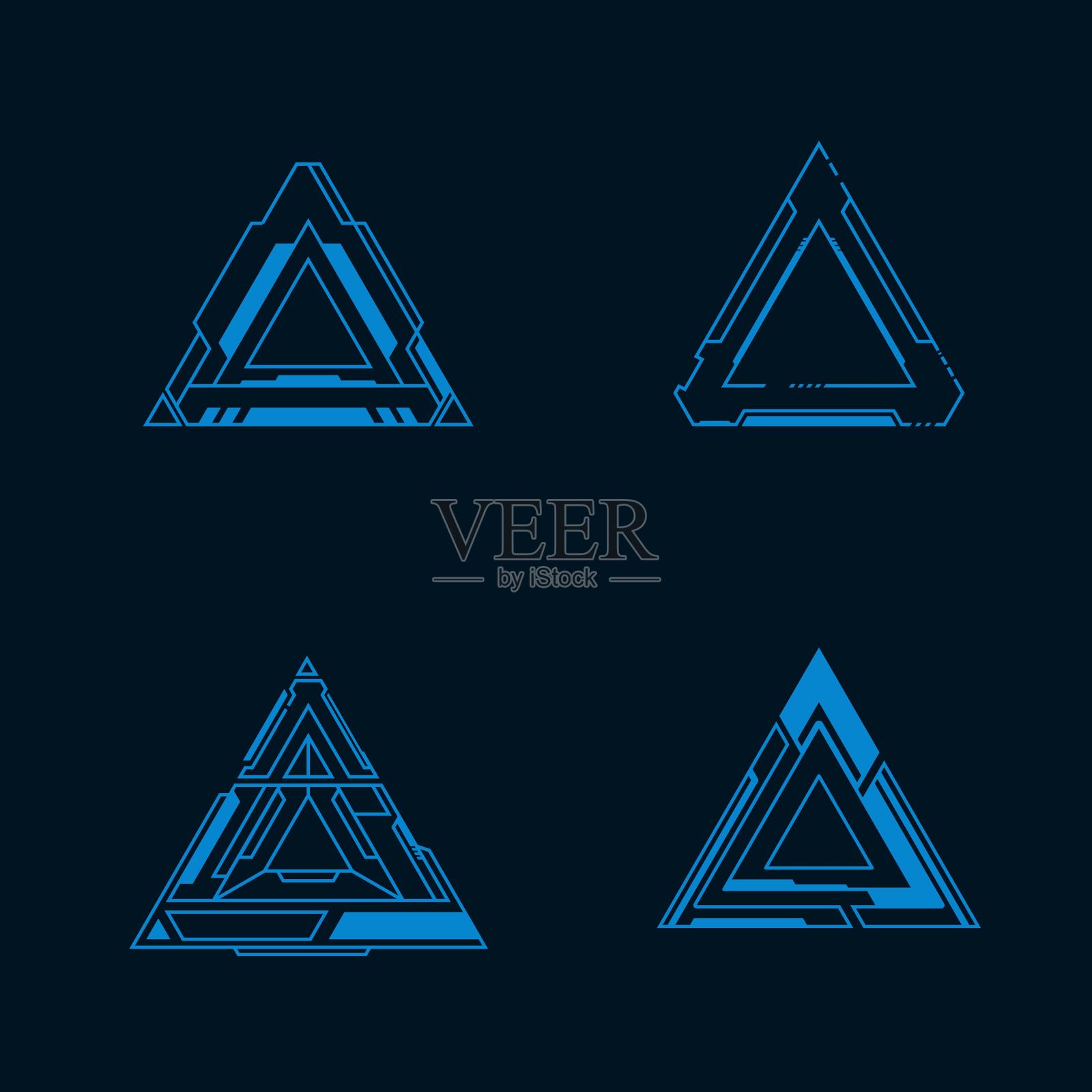 未来的用户界面插图插画图片素材