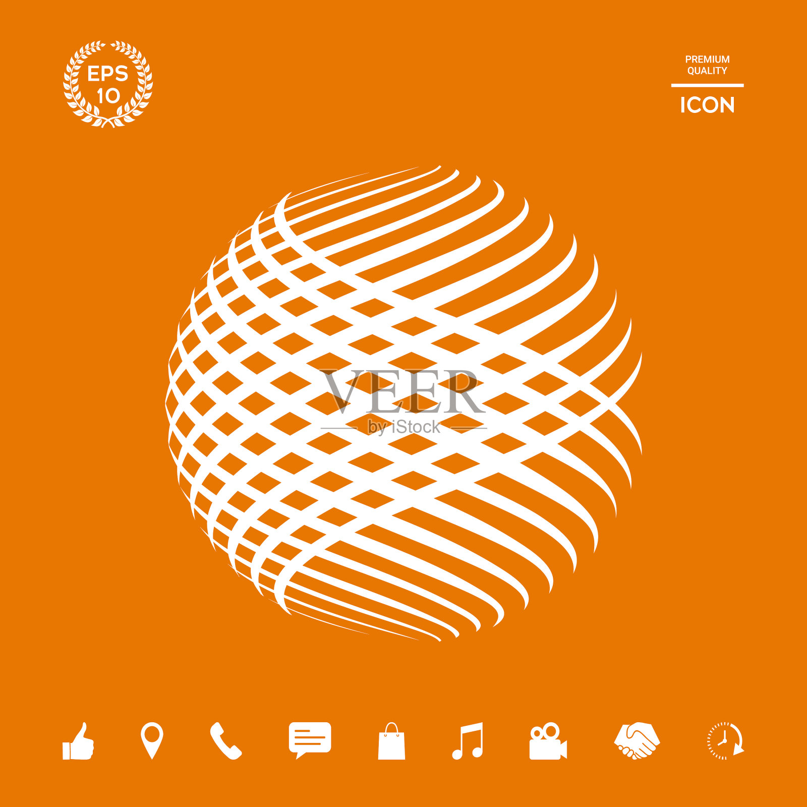 标志设计以大地符号为图形元素图标素材