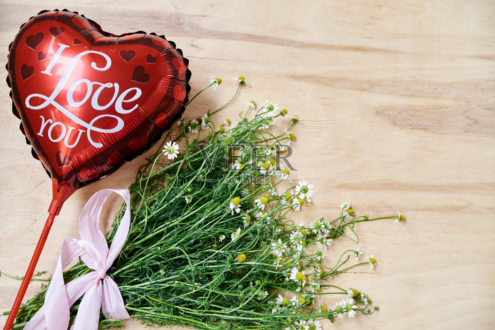 平铺画用甘菊照片摄影图片