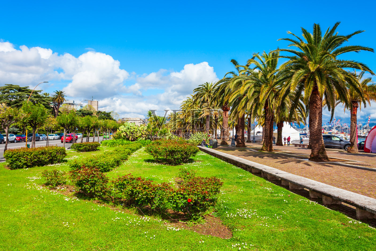 拉斯佩齐亚公园散步道照片摄影图片