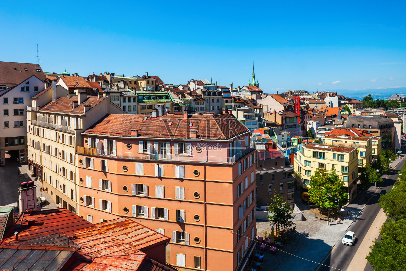 瑞士洛桑市照片摄影图片