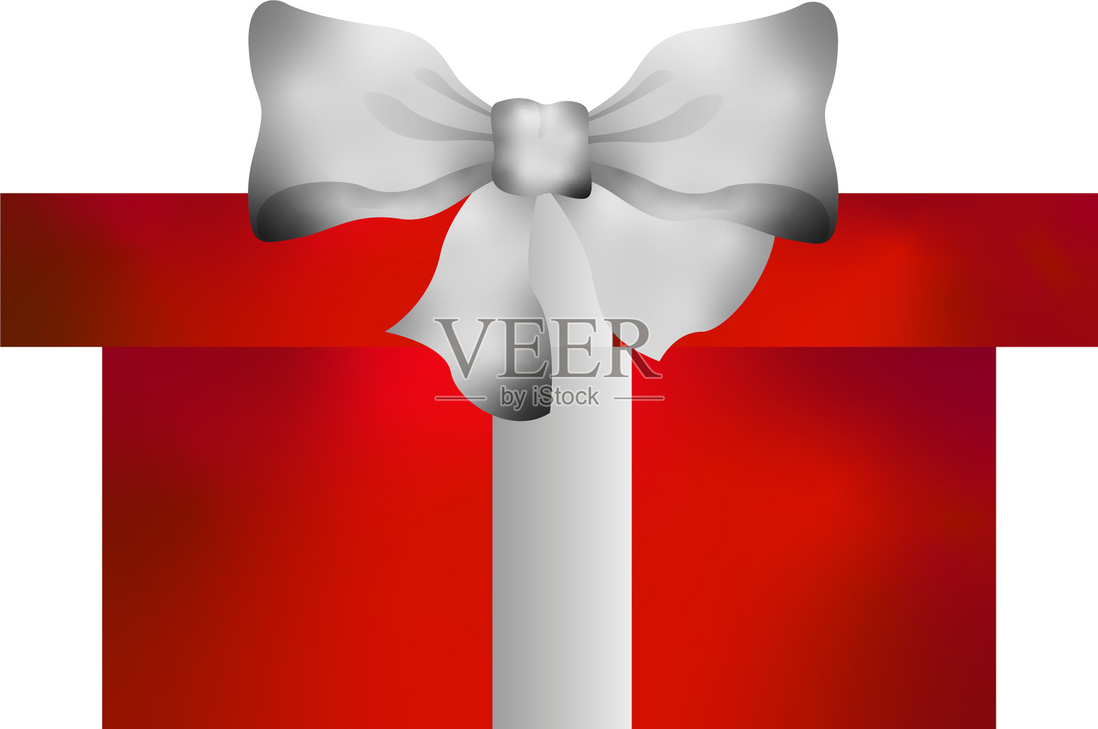 带蝴蝶结的孤立礼盒插画图片素材