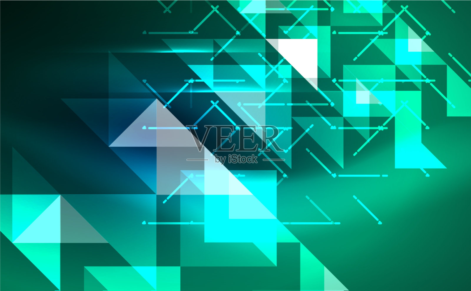 用抽象背景拼接三角形图案插画图片素材