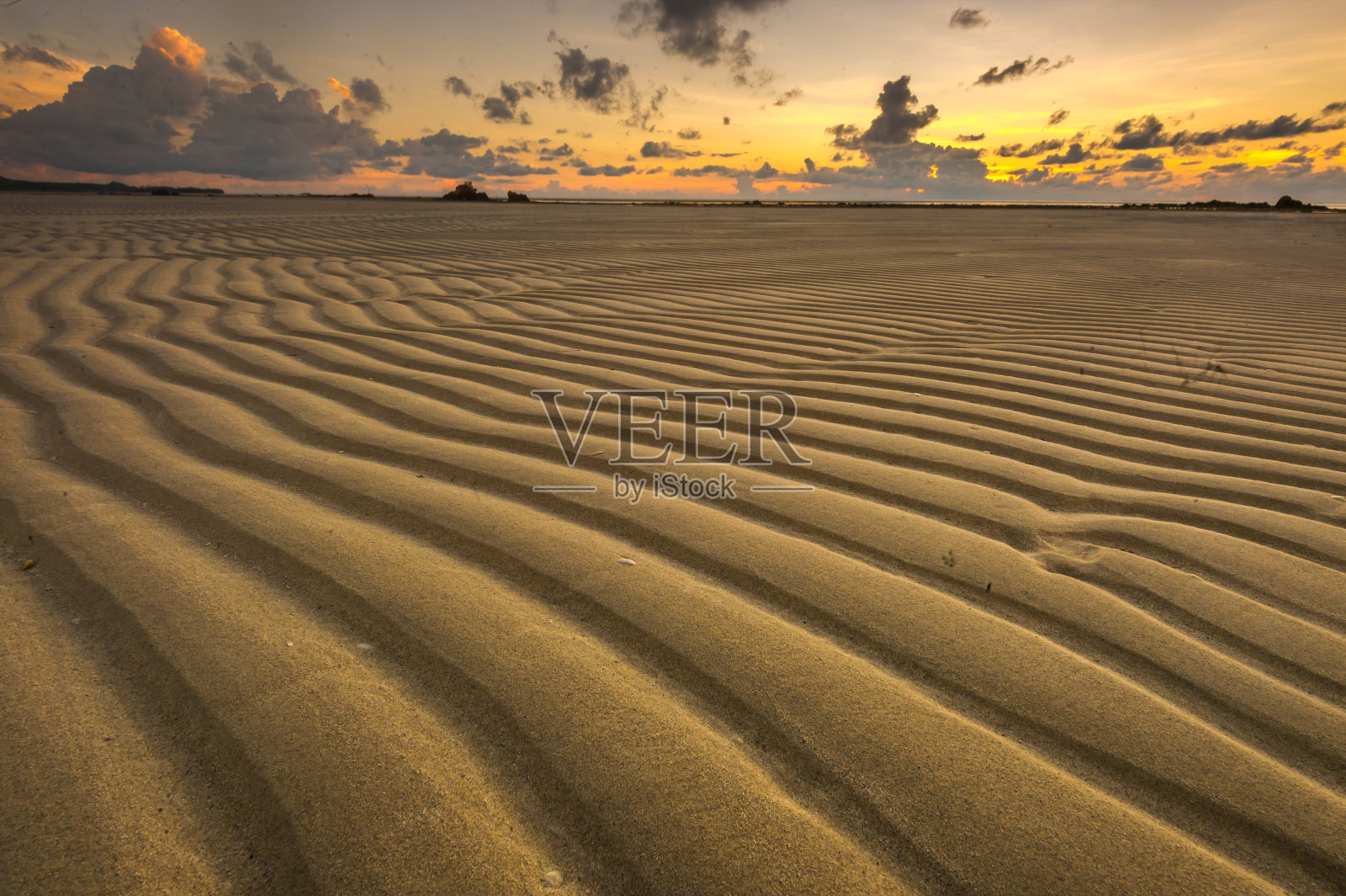 simpak海滩的日落照片摄影图片