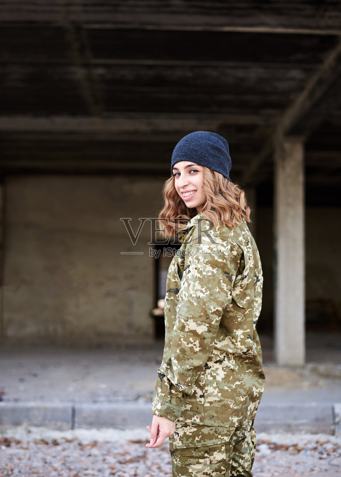 军事的女人照片摄影图片