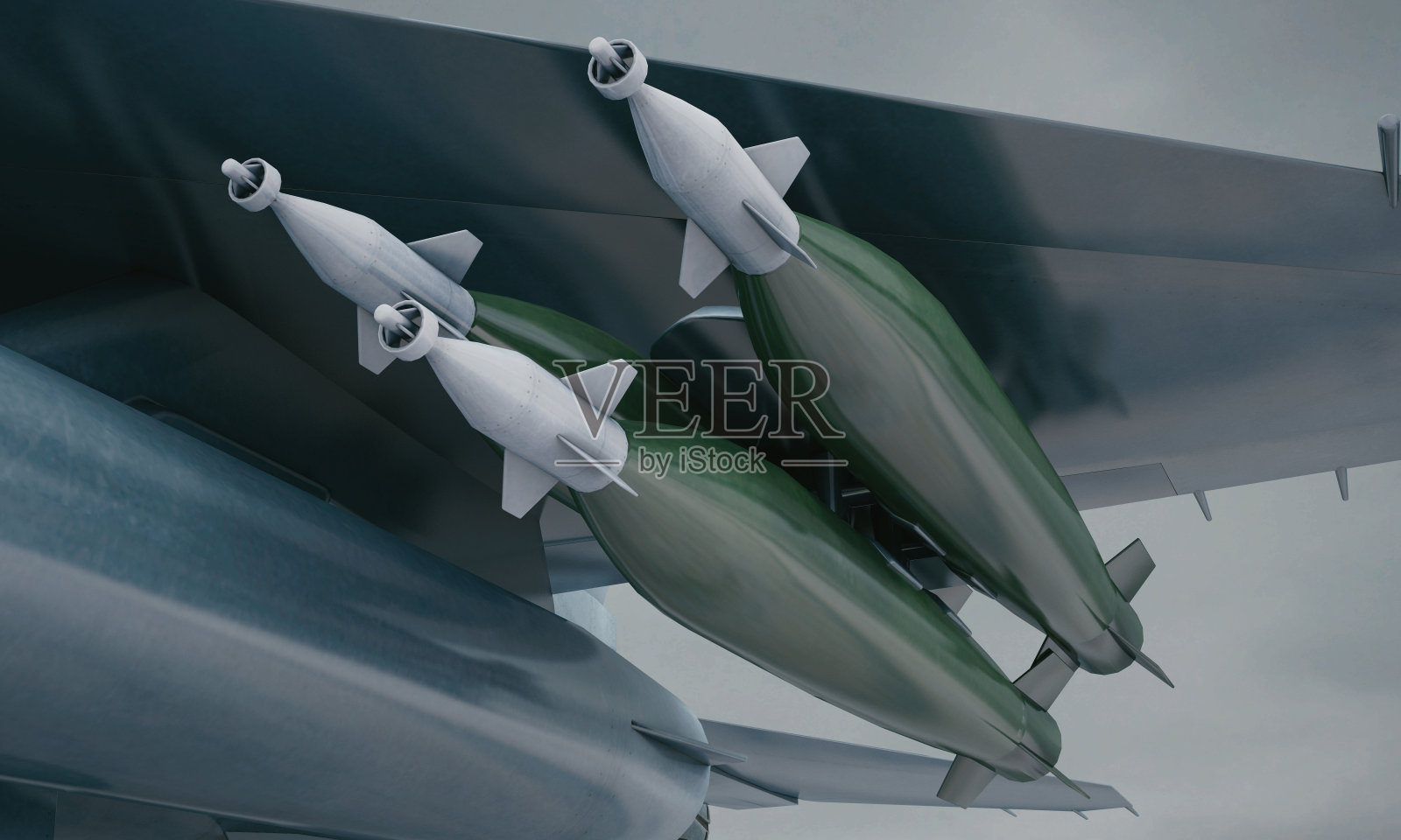 F - 16，美国军用战斗机。三维渲染照片摄影图片