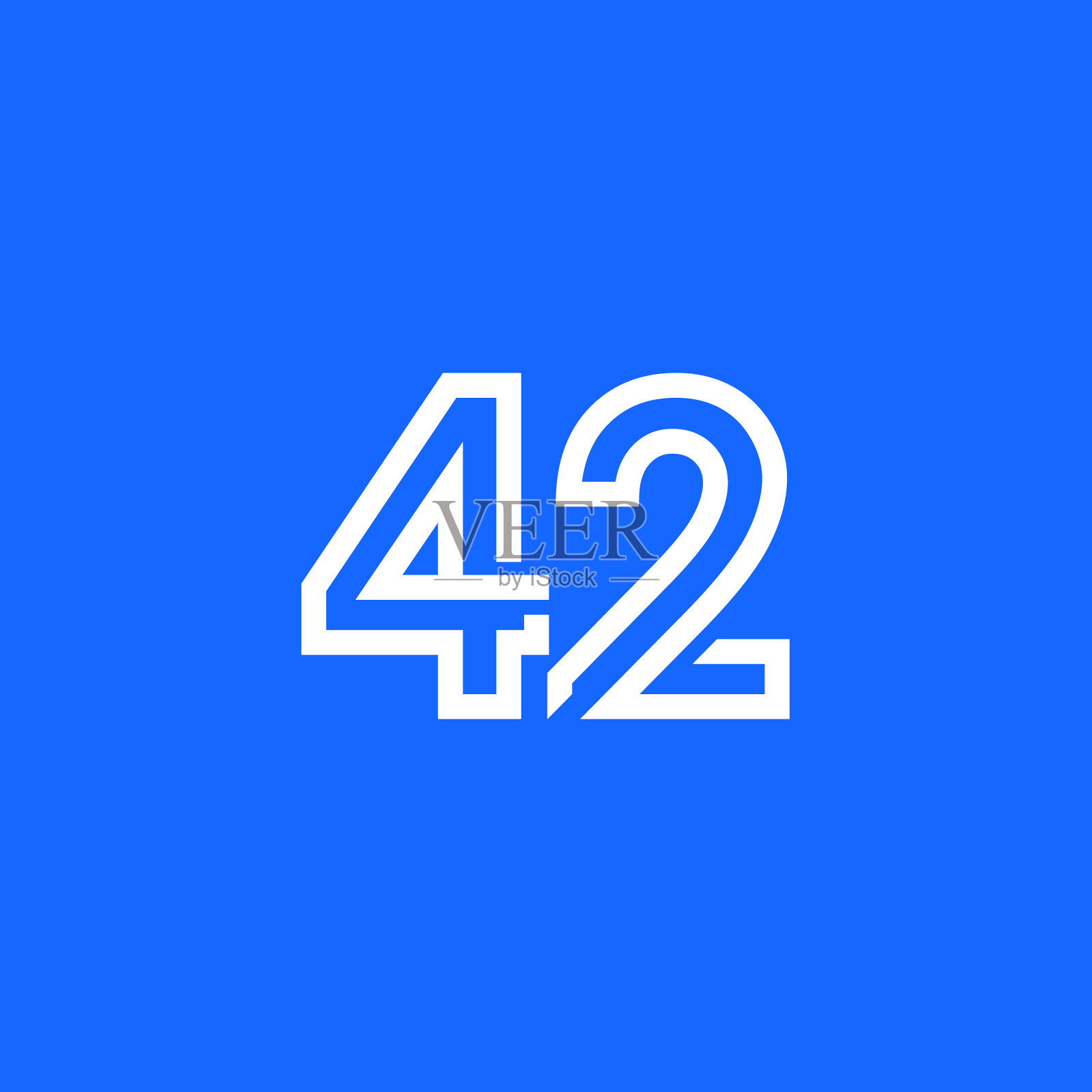 42周年庆典模板设计插画图片素材