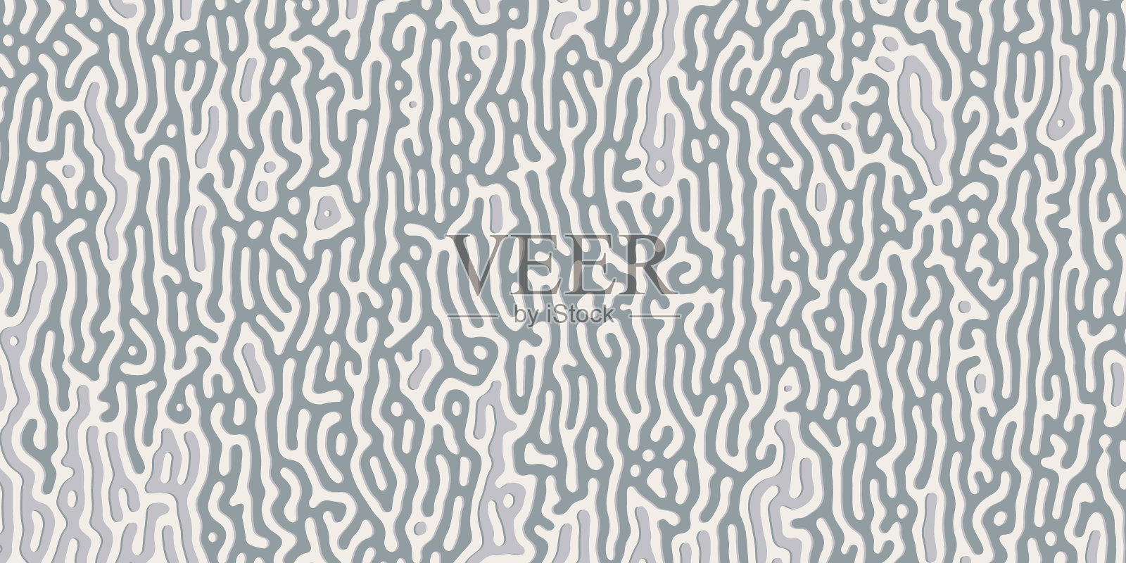 摘要反应扩散背景。图灵设计生成。有机线条艺术墙纸。插画图片素材