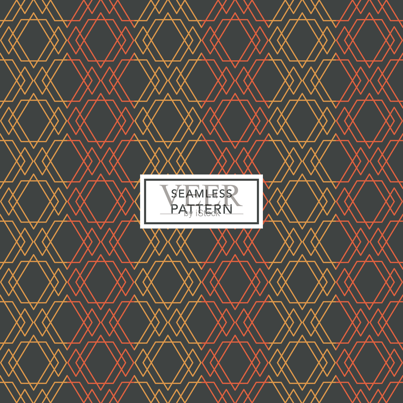 封面模板设计与彩色几何插画图片素材