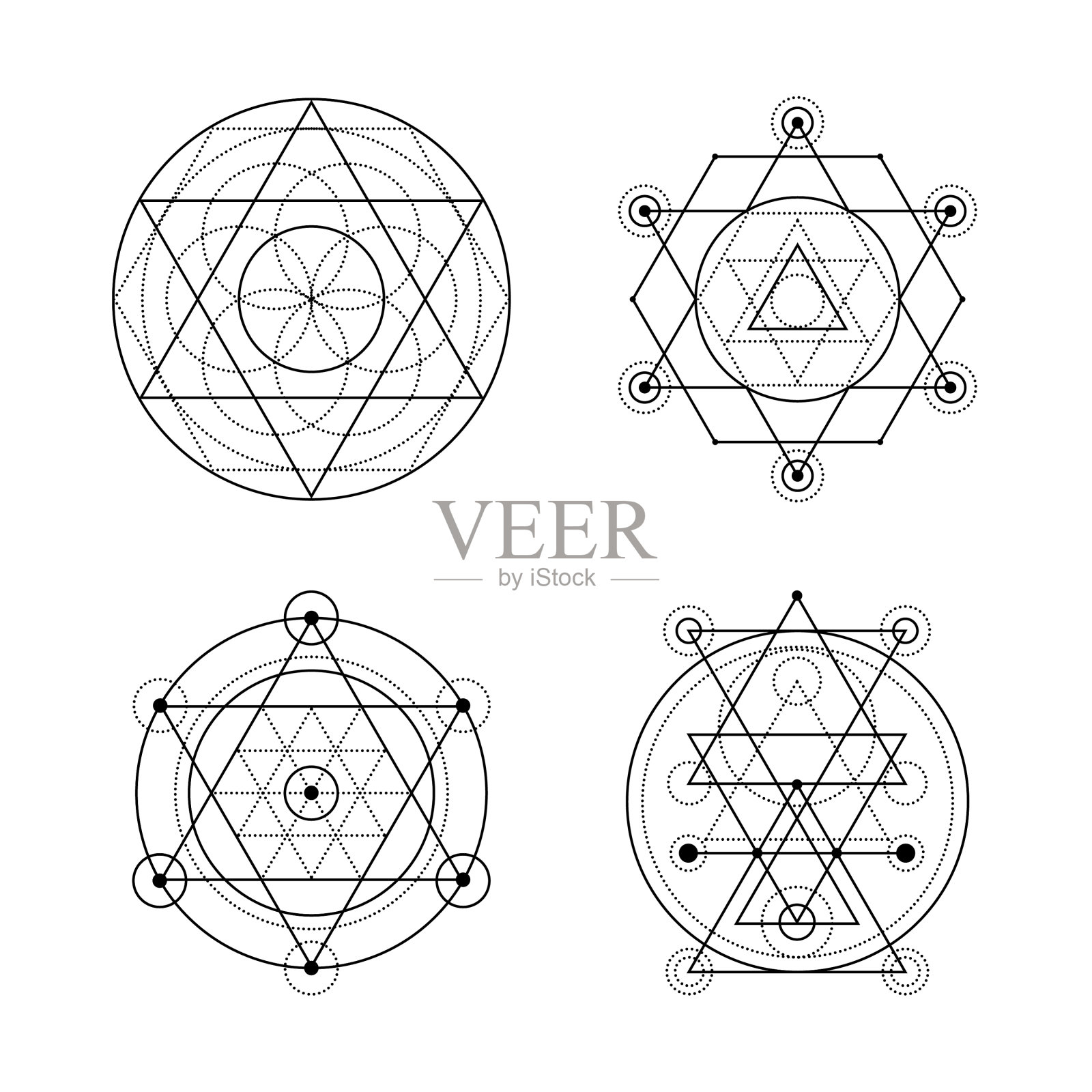 神圣几何学集图标素材