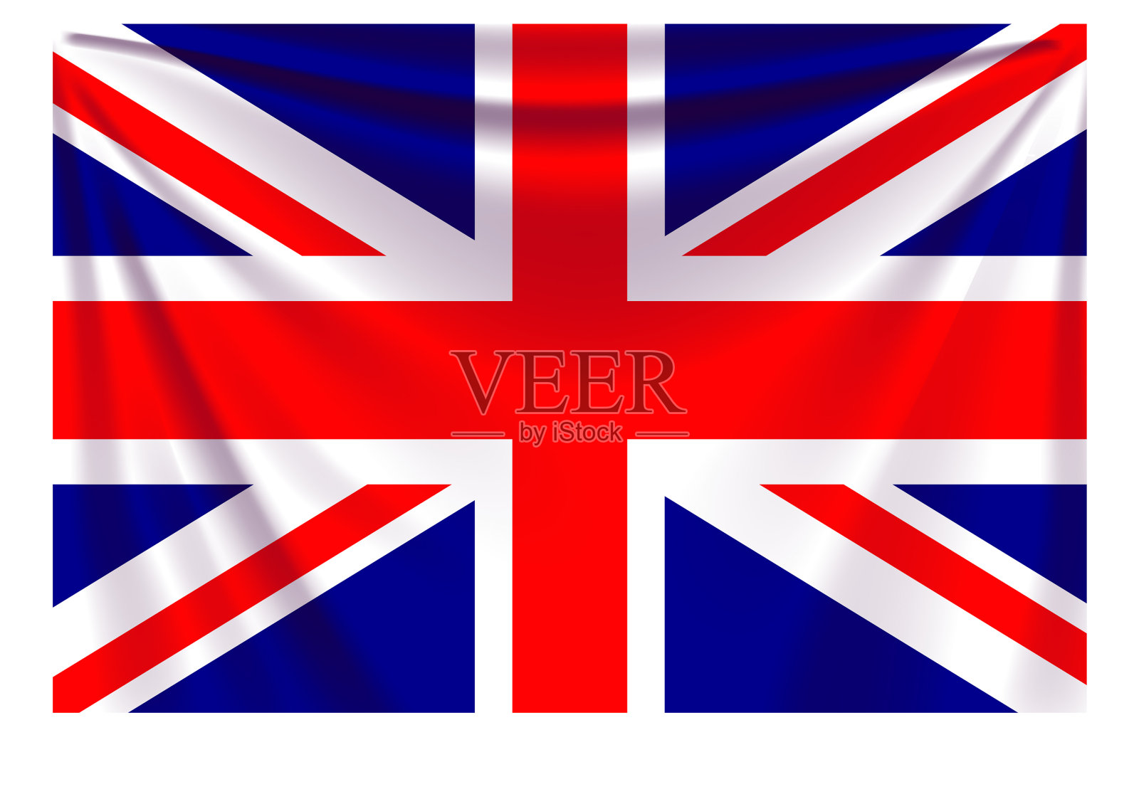 回英国国旗插画图片素材