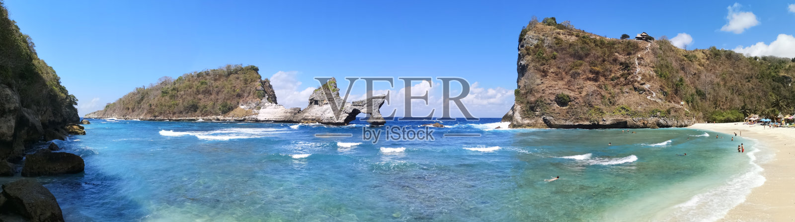 全景犹他海滩照片摄影图片