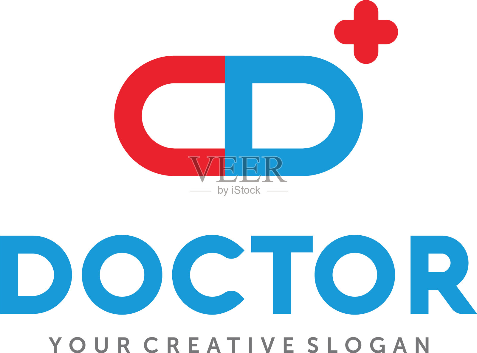 医疗保健医院标志诊所标志医生标志插画图片素材