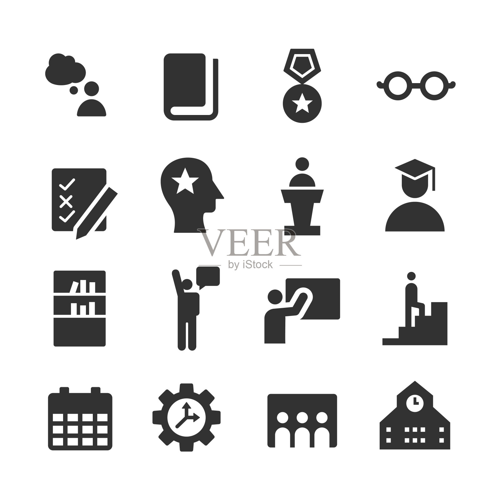 教育图标-矢量图形图标素材