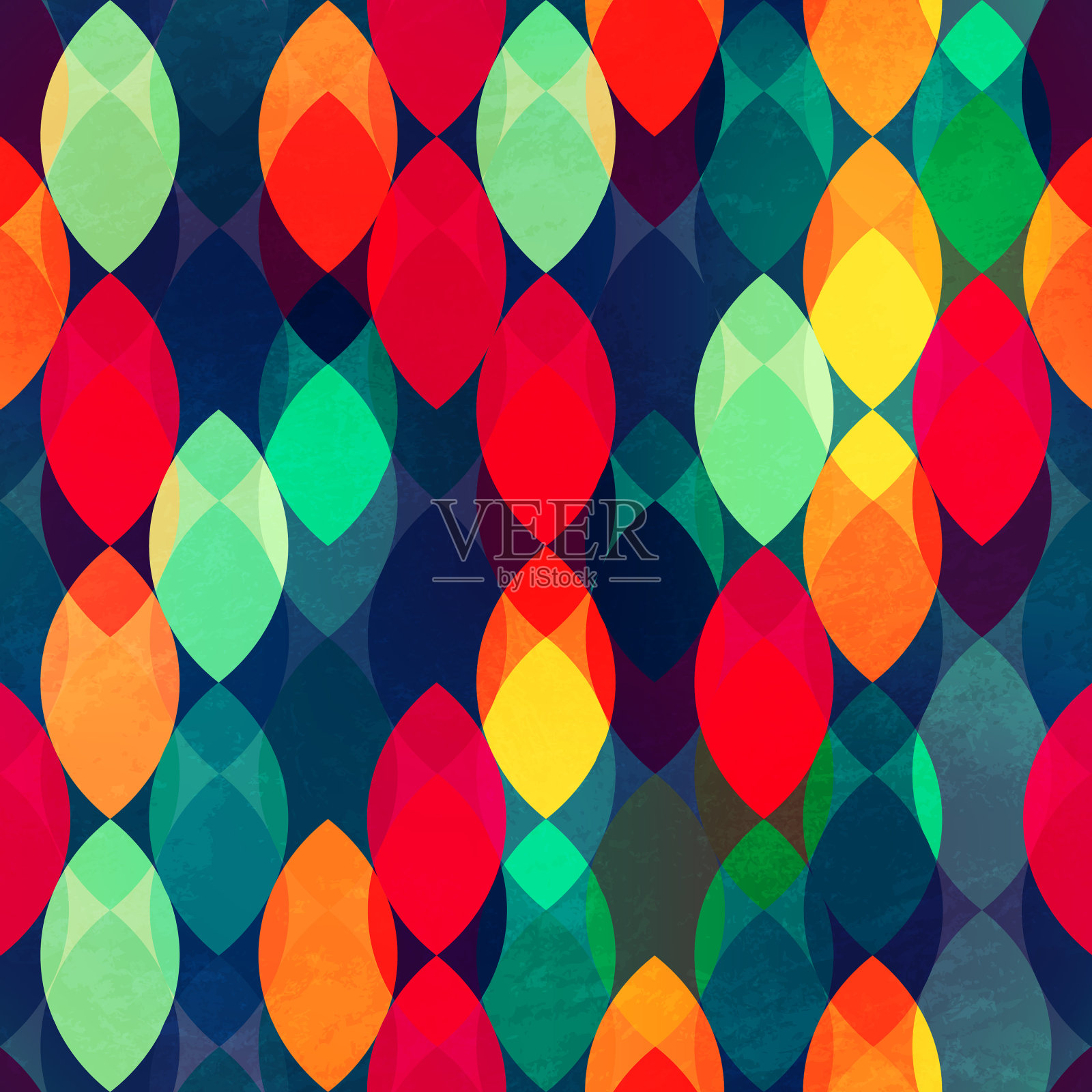 亮滴无缝图案插画图片素材