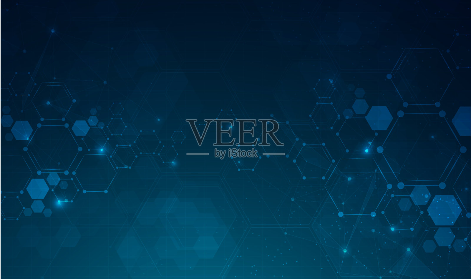 DNA数字化，序列，编码结构发光。科学概念和纳米技术背景。矢量设计。插画图片素材