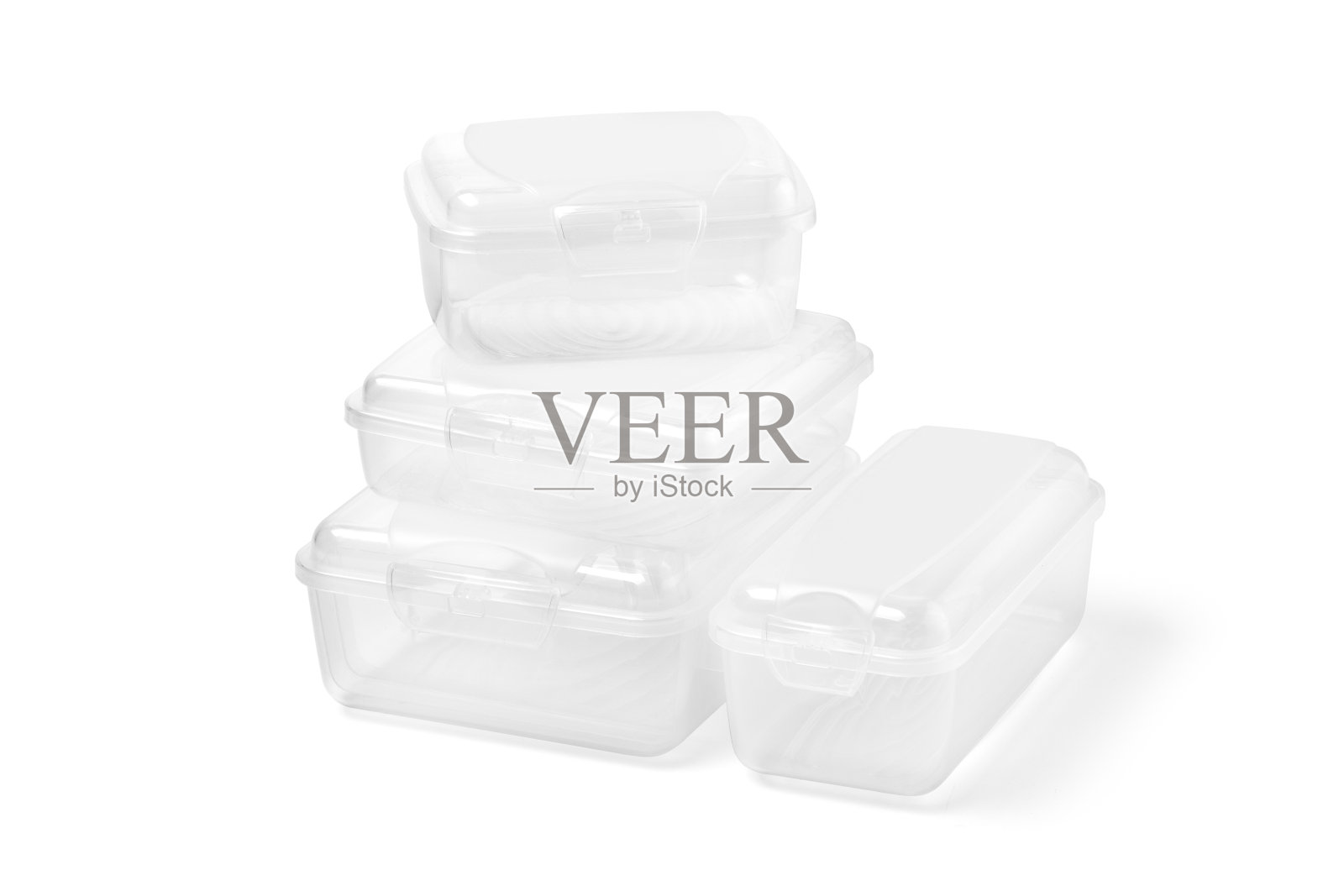 塑料食品盒隔离照片摄影图片